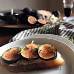 Fig and Goat Cheese Crostini