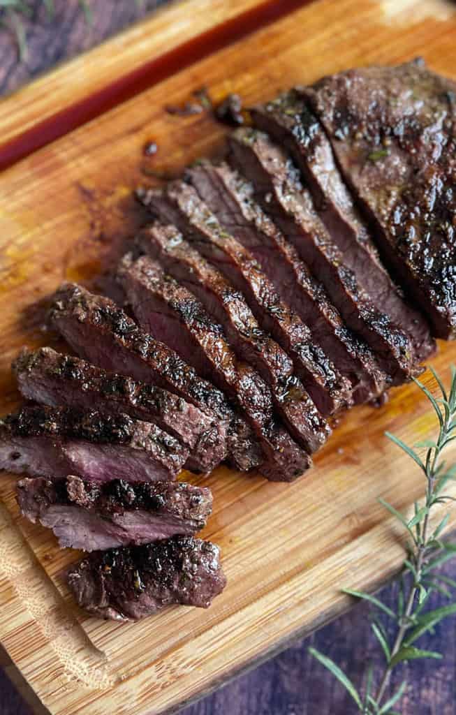 Cast Iron Flank Steak - The Wooden Skillet