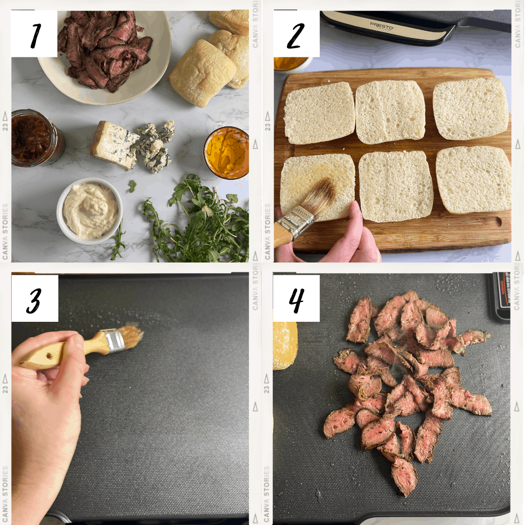 Steak Sliders with Blue Cheese and Horseradish The Virtual Caterer