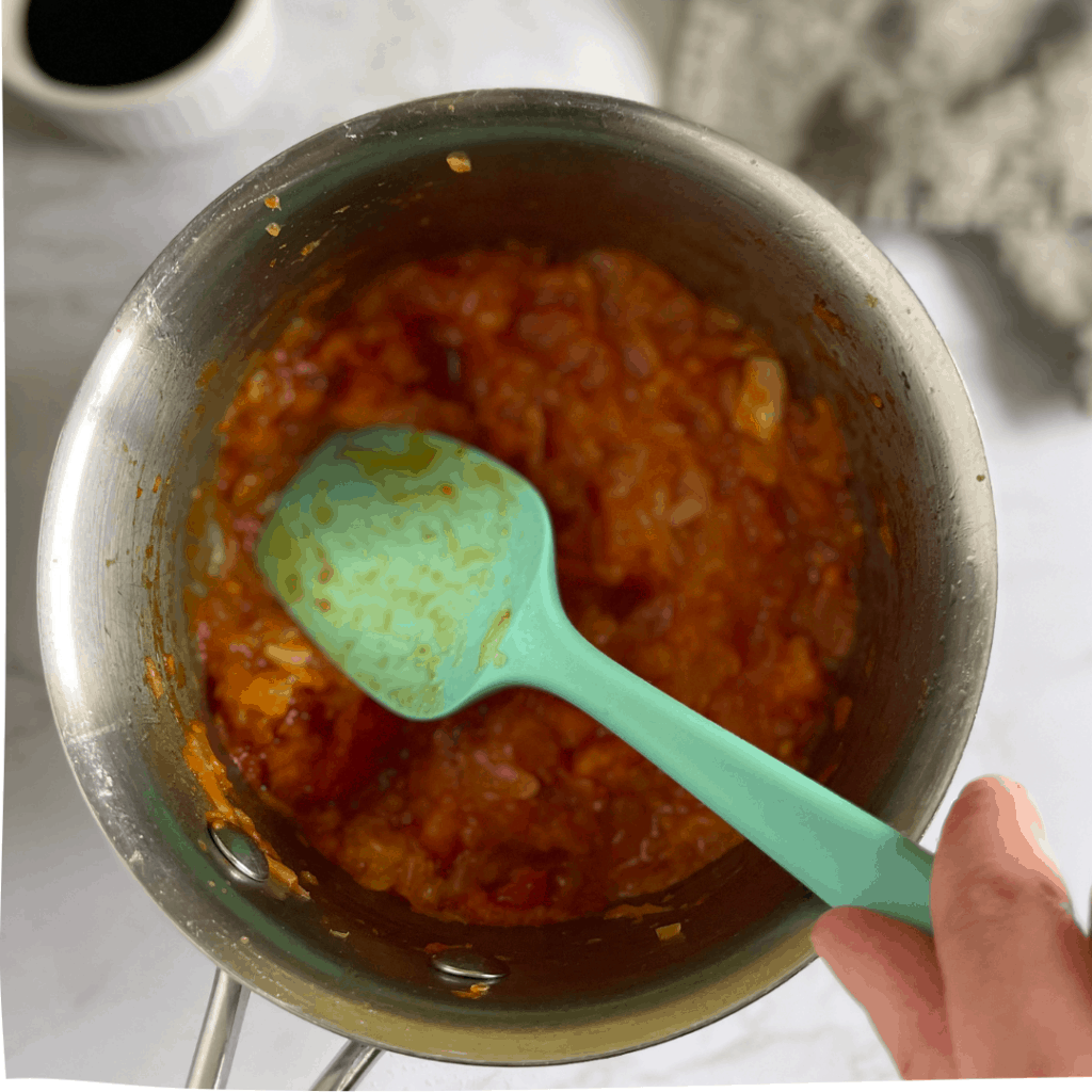 Tomato Onion Jam Process