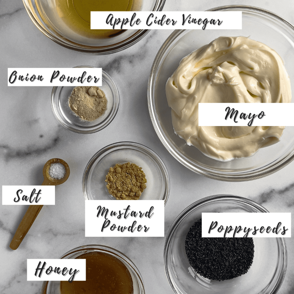 Honey Poppyseed Dressing Ingredients