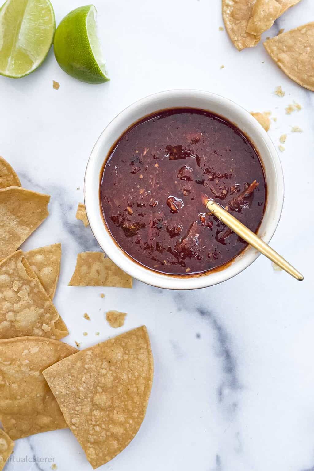 Authentic Restaurant Style Roasted Salsa Without Cilantro The Virtual