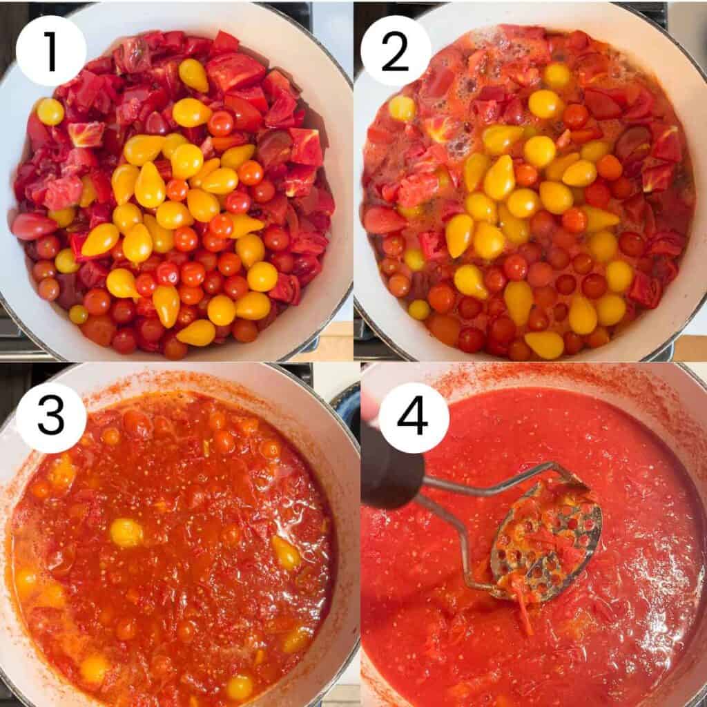 Easy Crushed Tomatoes at Home (No Peeling + Freezer Friendly) The