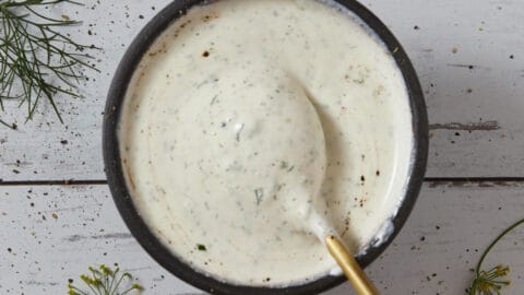 The BEST Healthy Ranch Dressing