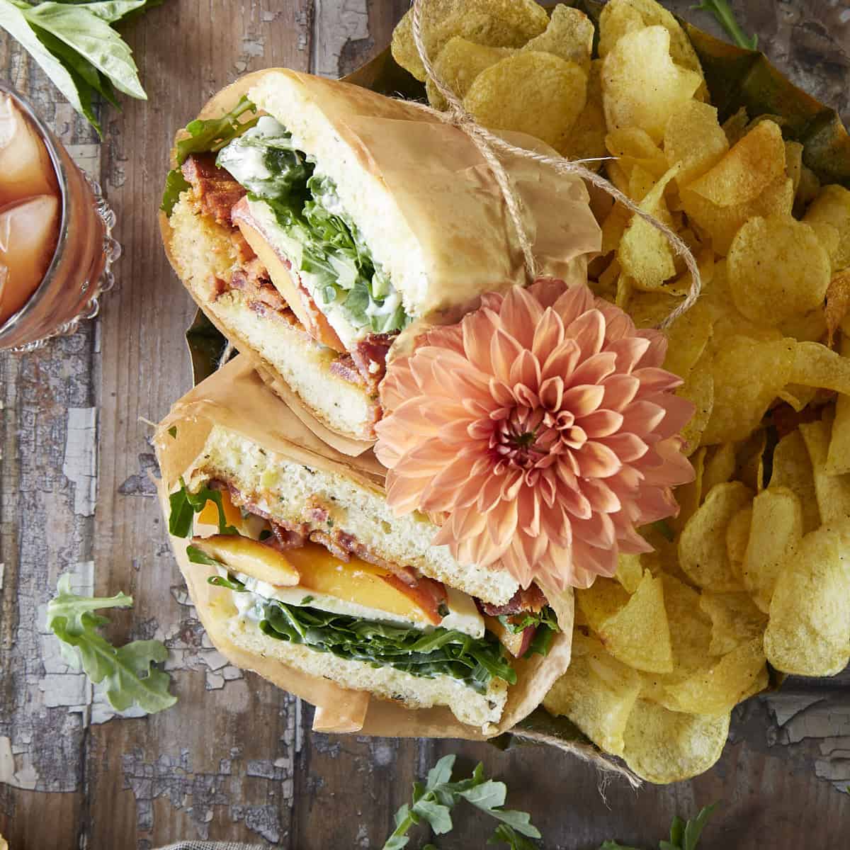 Crazy Good Peach BLTs